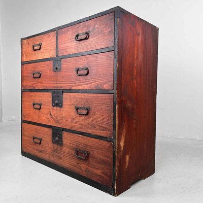 Japanese Kimono Tansu Chest of Drawers, 1890s-DWL-2020382