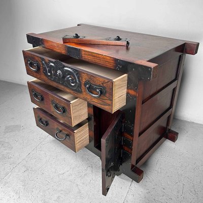 Japanese Kuruma Tansu Cabinet, 1970s-DWL-1785234