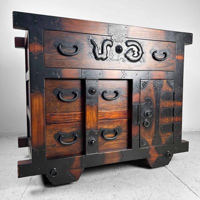 Japanese Kuruma Tansu Cabinet, 1970s-DWL-1785234