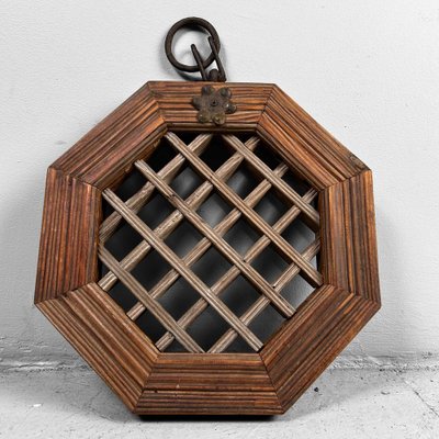 Japanese Meiji Era Wooden Window Lattice, 1890s-DWL-1816133