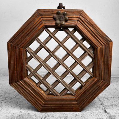 Japanese Meiji Era Wooden Window Lattice, 1890s-DWL-1816133