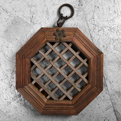 Japanese Meiji Era Wooden Window Lattice, 1890s-DWL-1816133