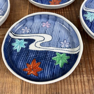 Japanese Porcelain Plates, 1970s, Set of 5-DWL-2028276