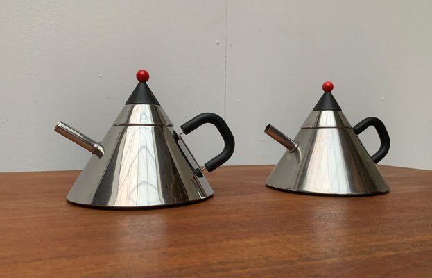 Japanese Postmodern Stainless Steel Kettle, Set of 2-UAH-1050751