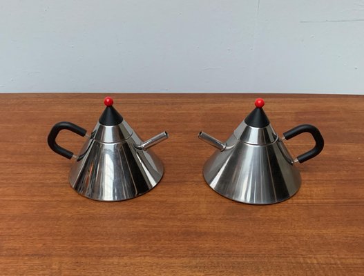 Japanese Postmodern Stainless Steel Kettle, Set of 2-UAH-1050751