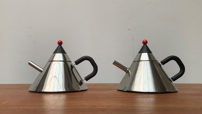 Japanese Postmodern Stainless Steel Kettle, Set of 2-UAH-1050751