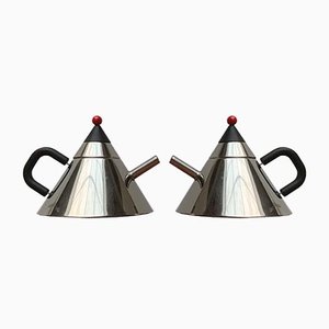 Japanese Postmodern Stainless Steel Kettle, Set of 2-UAH-1050751