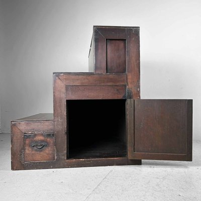 Japanese Staircase Cabinet, 1920s-DWL-1787519