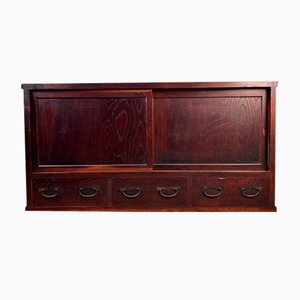 Japanese Tansu Low Cabinet, 1920s-DWL-1802998