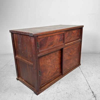 Japanese Tansu Low Storage Cabinet, 1920s-DWL-1805370