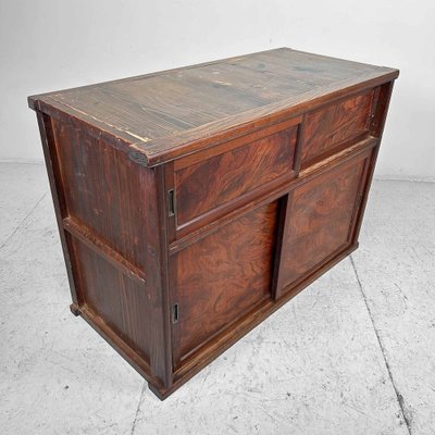 Japanese Tansu Low Storage Cabinet, 1920s-DWL-1805370