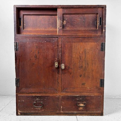 Japanese Tansu Storage Cabinet, 1930s-DWL-1780635