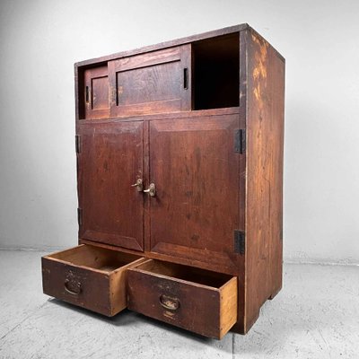 Japanese Tansu Storage Cabinet, 1930s-DWL-1780635