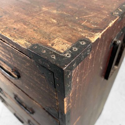 Japanese Traditional Tansu Chest of Drawers, 1890s-DWL-1803020