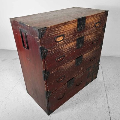 Japanese Traditional Tansu Chest of Drawers, 1890s-DWL-1803020