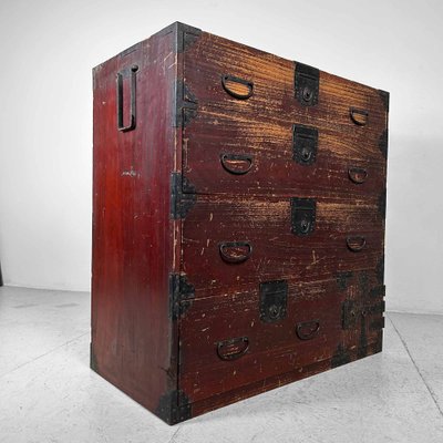 Japanese Traditional Tansu Chest of Drawers, 1890s-DWL-1803020