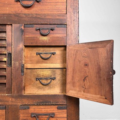 Japanese Traditional Tansu Storage Cabinet, 1890s-DWL-2020480