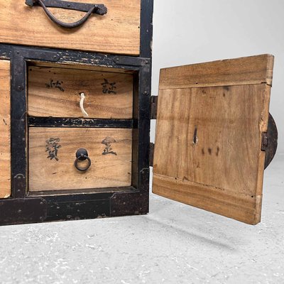 Japanese Traditional Tansu Storage Cabinet, 1890s-DWL-2020387