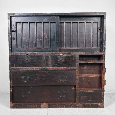 Japanese Traditional Tansu Storage Cabinet, 1890s-DWL-1786395