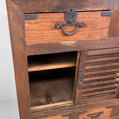 Japanese Traditional Tansu Storage Cabinet, 1890s-DWL-2020480