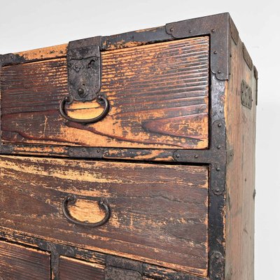 Japanese Traditional Tansu Storage Cabinet, 1890s-DWL-1786427