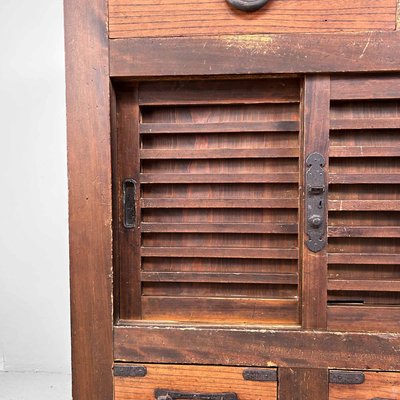 Japanese Traditional Tansu Storage Cabinet, 1890s-DWL-2020480