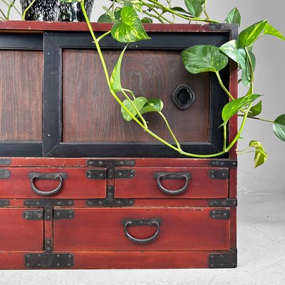 Japanese Traditional Tansu Storage Cabinet, 1890s-DWL-2020502