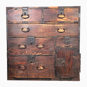 Japanese Traditional Tansu Storage Cabinet, 1890s-DWL-1786427