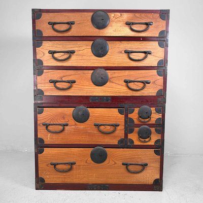 Japanese Traditional Tansu Storage Chest, 1890s-DWL-2020319