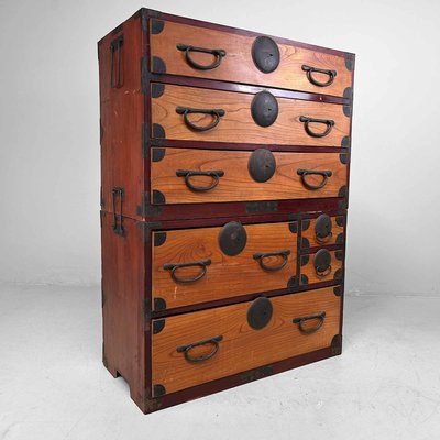 Japanese Traditional Tansu Storage Chest, 1890s-DWL-2020319