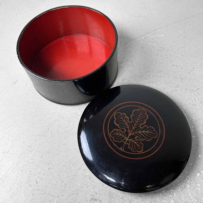 Japanese Urushi Chabako Tea Storage Box, 1920s-DWL-2020510