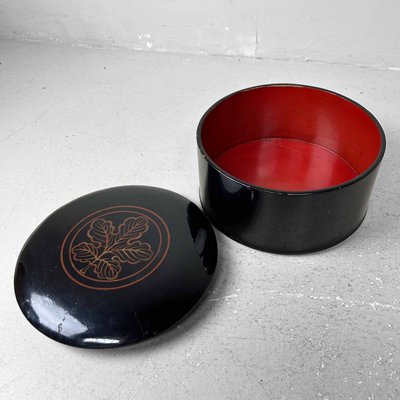 Japanese Urushi Chabako Tea Storage Box, 1920s-DWL-2020510