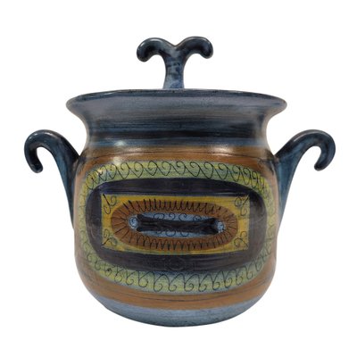 Jar in Vallauris Ceramic by Jean De Lespinasse, France, 1961-NUC-1784999