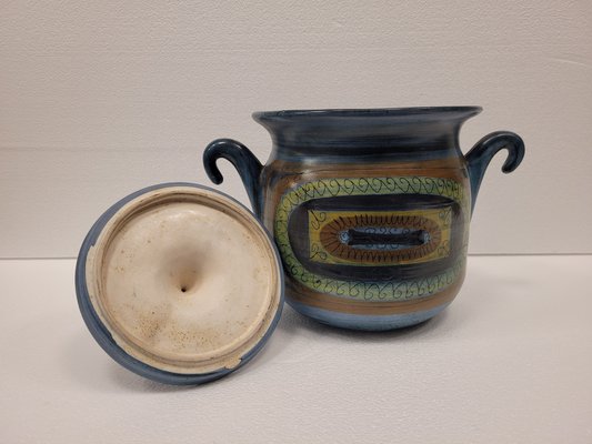 Jar in Vallauris Ceramic by Jean De Lespinasse, France, 1961-NUC-1784999