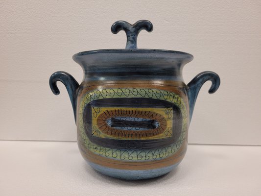 Jar in Vallauris Ceramic by Jean De Lespinasse, France, 1961-NUC-1784999