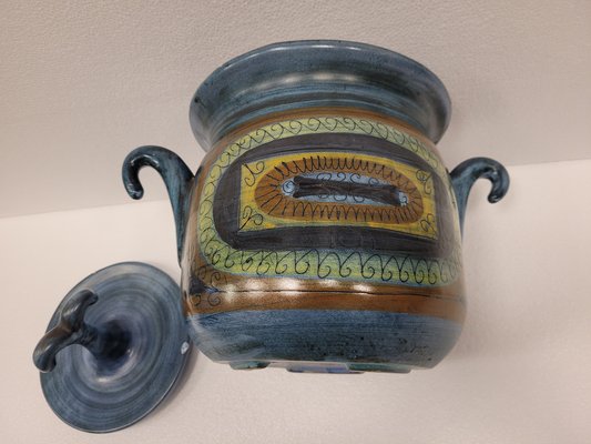 Jar in Vallauris Ceramic by Jean De Lespinasse, France, 1961-NUC-1784999