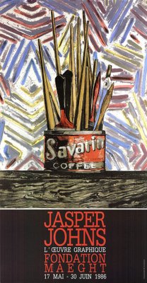 Jasper Johns, Savarin Coffee Cans, 1986, Offset Lithograph-NRC-1768609