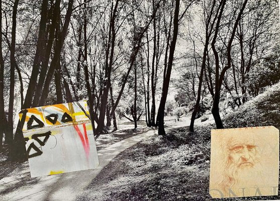 Jean-Claude Byandb, Sous Bois Graffiti L De Vinci, 2021, Photograph on Paper-CHG-1349371