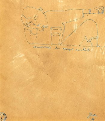 Jean Cocteau, Memories Du Pays Natal, Ink Drawing, 1920s-ZCI-795641