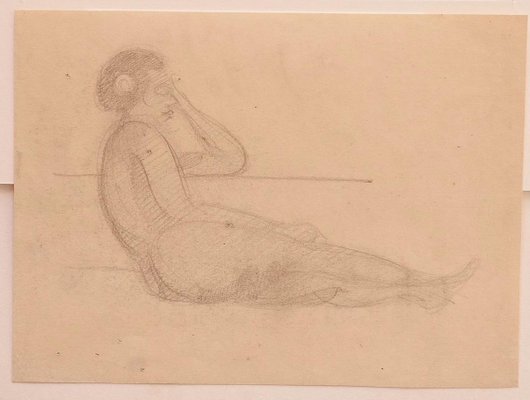 Jean Delpech - Nude - Original Pencil on Paper - 1930s-ZCI-839433