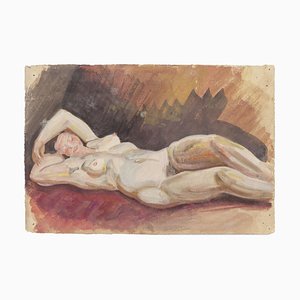 Jean Delpech, Nude Women, Original Watercolor on Paper, Mid-20th Century-ZCI-808369