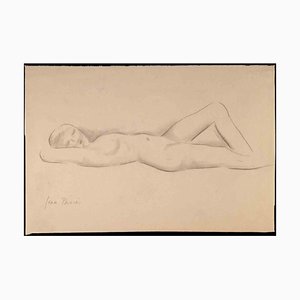 Jean Pavié, Nude of Woman, Original Drawing, 20th-Century-ZCI-1194563