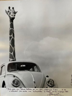 Jean-Pierre Ronzel Mythical "original Volkswagen beetle print" 1961-ICD-696707