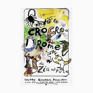 Jean Tinguely & Niki De Saint Phalle, Visit the Zig and Puce Crocrodrome, Original Poster-KHH-1348543