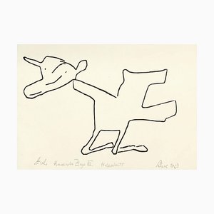 Jerzy Panek, Kneeling Goat III, 1969-XHG-930224