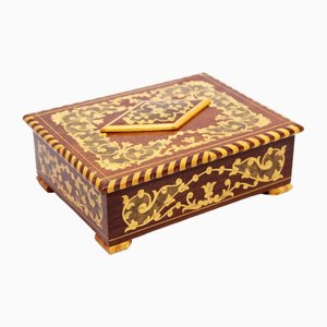 Jewelry Box in Marquetry, 1970s-BQF-1807774