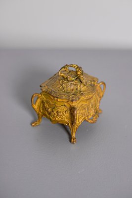 Jewelry Box with Silk Satin Padding, France, 1800s-RCE-1099992