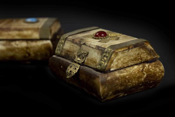 Jewelry Boxes, Mid-20th Century, Set of 2-ZCI-1407725