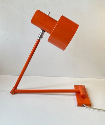 Jo Hammerborg Orange Scale Swing Arm Wall Lamp for Fog & Mørup, 1970s-LCR-1298622