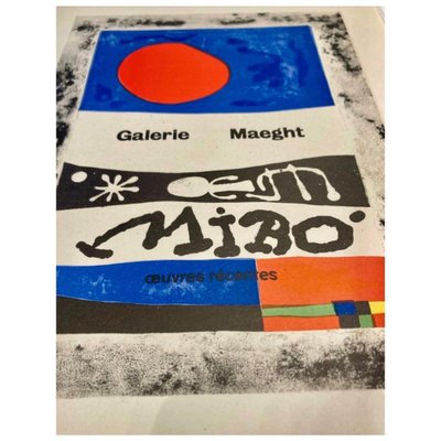 Joan Miro, Maeght Gallery, Paris, 1959, Lithograph-PAV-1730269